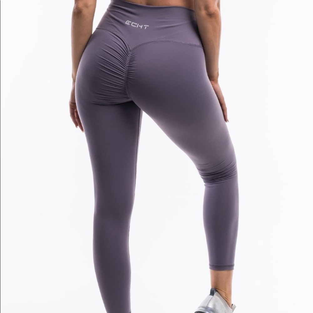 ECHT small scrunch booty blue steel